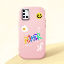 Ucuc Samsung Galaxy A31 Uyumlu Darbe Emici Kamera Korumalı Pembe Silikon Kılıf