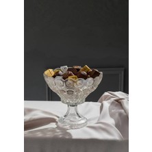 Rova Tr Mira Serisi Cam Titanyum Kaplama Kase-Çok Amaçlı Meyve Tabağı, Sunum Kasesi,dekoratif Obje-Hediyelik