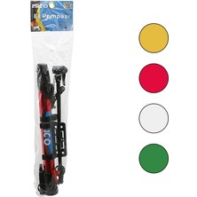 Hobilinka Mandallı Uç Mini El Pompası Bisiklet- Top Bisiklet Montaj Aparatlı 30CM Hortum - Top Iğne -