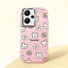 Ucuc Redmi Note 13 Pro Plus+ 5g Uyumlu Darbe Emici Kamera Korumalı Pembe Silikon Kılıf