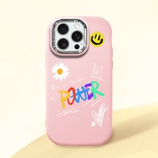 Ucuc iPhone 15 Pro Max Uyumlu Darbe Emici Kamera Korumalı Pembe Silikon Kılıf