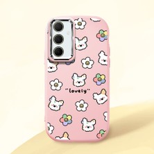 Ucuc Samsung Galaxy A35 Uyumlu Darbe Emici Kamera Korumalı Pembe Silikon Kılıf