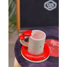 TuanART El Yapımı Seramik Bardak Kupa Mug