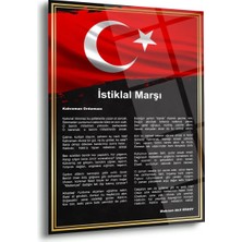 Shiny Art Istiklal Marşı Cam Tablo – ATA234