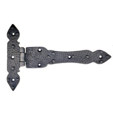 Hobilinka Antika Tarz Dekoratif Pirinç Kuyruklu Düğmeli Menteşe No3 - 155X240 Mm, Oksit