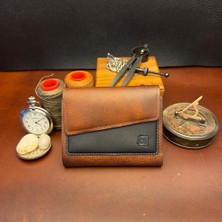 Bi Deri Bideri Prıene Hakiki Deri Renkli Cüzdan Taba