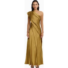 Acler Blenfleet Maxi Drapeli Kadın Elbise