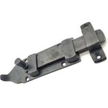 Hobilinka Antika Tarz Dekoratif Pirinç Yassı Kapı Sürgüsü - 35X145 Mm, Oksit