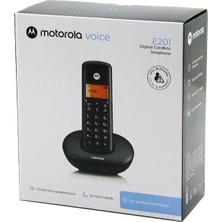 Hobilinka Siyah Dijital Kablosuz - Telsiz Telefon Arayan No Görme 50 Hafıza 300M Alan E-201 (4887)