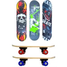 Feyza Design Ahşap Orta Boy Kaykay 60CM Çok Renkli