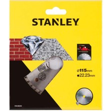 Stanley STA38202 Granit-Tuğla Kesme Elmas Bıçağı 115X22.23MM