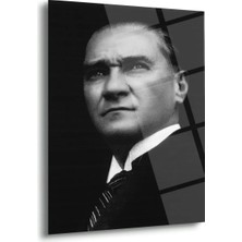 Shiny Art Atatürk Derin Bakışlar Cam Tablo – ATA163