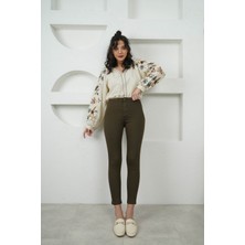 Joni Haki Yüksek Bel Kot Pantolon