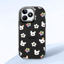 Ucuc Realme C51/C53 Uyumlu Darbe Emici Kamera Korumalı Siyah Silikon Kılıf