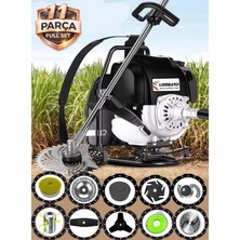 Cros Lombard Iıtaly Venezıa V-Tec 800 Sırt Tipi Benzinli Ot Çalı Çim Biçme Tırpanı+ Tam Bahçe Setli Hali Yıkamalı