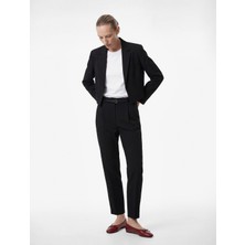 Koton Normal Bel Düz Paça Kemer Detaylı Slim Fit Cigarette Pantolon