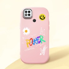 Ucuc Redmi 9C/10A Uyumlu Darbe Emici Kamera Korumalı Pembe Silikon Kılıf