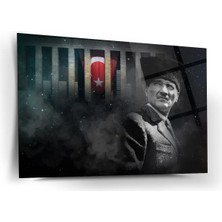 Shiny Art Atatürk ve Anıtkabir Cam Tablo – ATA203