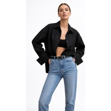 Siyah Günlük Gömlek