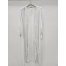 Della Moor Kadın Bej Italyan Uzun Ipek Kaftan