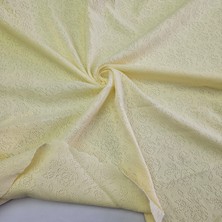 Kaf Kumaş Gül Desen %100 Pamuklu Delikli Pointelle Ribana Kumaş