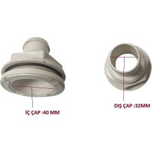 Bym Çözüm-Arisco Su Tahliye Takozu Yatağı+Somunu