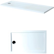 90 x 160 Dikdörtgen Flat Duş Teknesi H:5 cm
