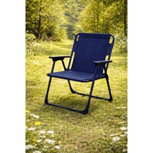 Kolay Av Katlanır Kamp Sandalyesi Lacivert