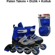 Feyza Design Ayarlanabilir Metal Pateni Çanta ve Koruyucu Seti