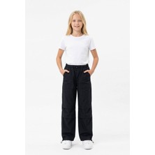 Isobel Isob Unisex Çocuk Kargo Cepli Paraşüt Kumaş Pantolon 8-15 Yaş 7002