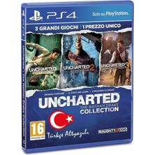 Naughty Dog Uncharted™: The Nathan Drake Collection Ps4 Oyun 3 Oyun Tek CD Türkçe Altyazılı