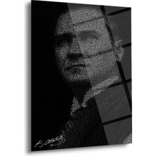 Shiny Art Atatürk Siluet Yazı Sanatı Cam Tablo – ATA147