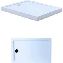 80 x 180 Dikdörtgen Monoblok Duş Teknesi H:10 cm