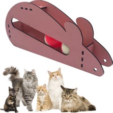 Hobilinka   Fare Kedi Oyunu Ahşap 2 Toplu Kedi Oyuncağı Tahta Kedi Oyunu Tahta Fare ve Toplu Oyuncak