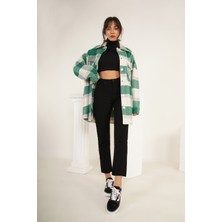 Moto Siyah Paçası Lazer Kesim Kot Pantolon