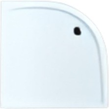 100 x 100 Oval Flat Duş Teknesi H:5 cm