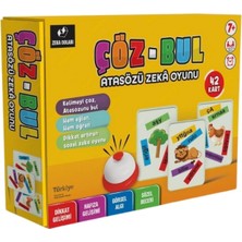 Feyza Design Çöz - Bul Atasözü Zeka Oyunu Eğitici Aile Kutusu 7+
