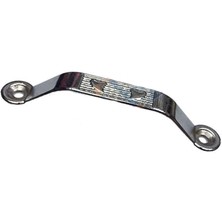 Hobilinka Dekoratif Zamak Kulp Dıştan - 64MM, Nikel, 100 Adet