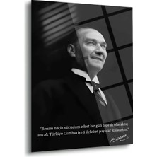 Shiny Art Atatürk Ilelebet Cumhuriyet Sözü Cam Tablo – ATA181
