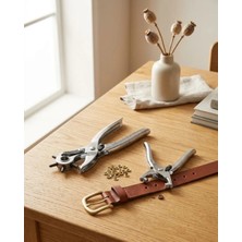 Astraltech Kemer Delme Pensesi 2li Set Deri Ürünler Için Pratik Delik Açma Aparatı