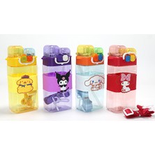 Poebgo Family's Kuromi ve Arkadaşları Çift Bölmeli Pipetli Suluk