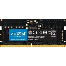 Verto Crucıal 16GB Ddr5 5600MHZ CL46 Notebook Ram CT16G56C46S5 (1.1V)