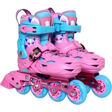 Feyza Design Ayarlanabilir Pembe Çocuk Pateni - Spor ve Outdoor Ekipmanı