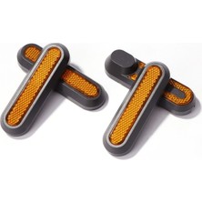 Feyza Design M365PRO2 Uyumlu 1s Vida Kapak Seti - Turuncu