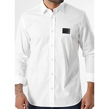 Hugo Beyaz Erkek Relaxed Gömlek 50555786_EMERO