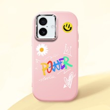 Ucuc iPhone 16 Uyumlu Darbe Emici Kamera Korumalı Pembe Silikon Kılıf