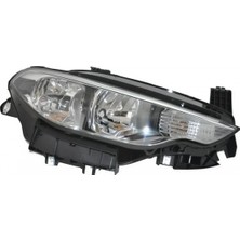 Ayfar 101130 Fiat Egea 2015-2020 Sağ Far Krom Çerçeveli Motorlu
