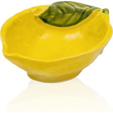 The Mia Oval Kase Sarı 16 cm