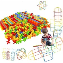 Feyza Design 4d Dıy Blok Bambu Çubukları Zeka ve Yaratıcılık Geliştirici