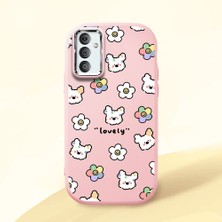 Ucuc Samsung Galaxy M23/M13 Uyumlu Darbe Emici Kamera Korumalı Pembe Silikon Kılıf